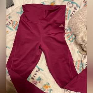 Adidas pink leggings
